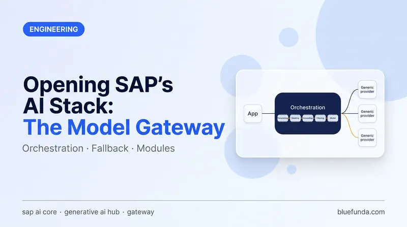 Opening SAP's AI Stack (1/3): The Model Gateway