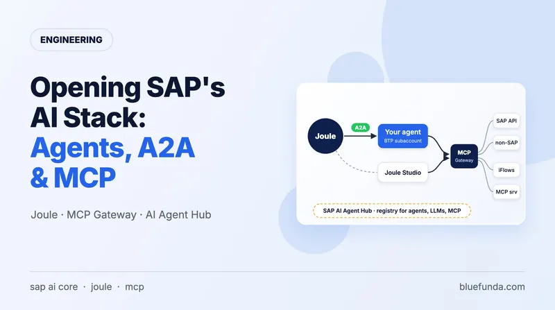 Opening SAP's AI Stack (3/3): Agents, A2A and MCP